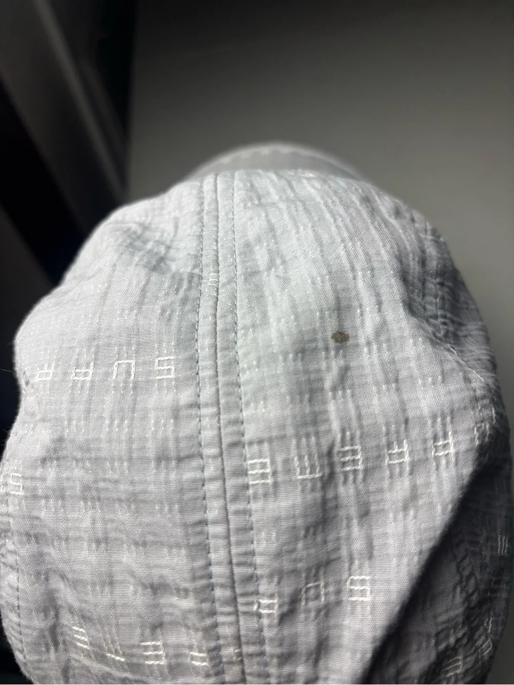 Supreme Glow Ripstop Camp Cap Grey FW22